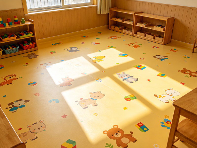 幼儿园PVC塑胶地板