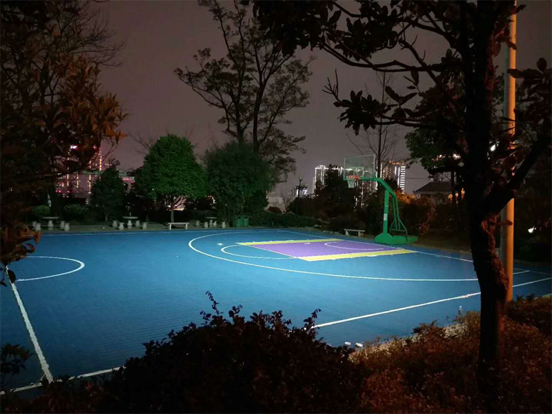 重庆公园悬浮地板篮球场